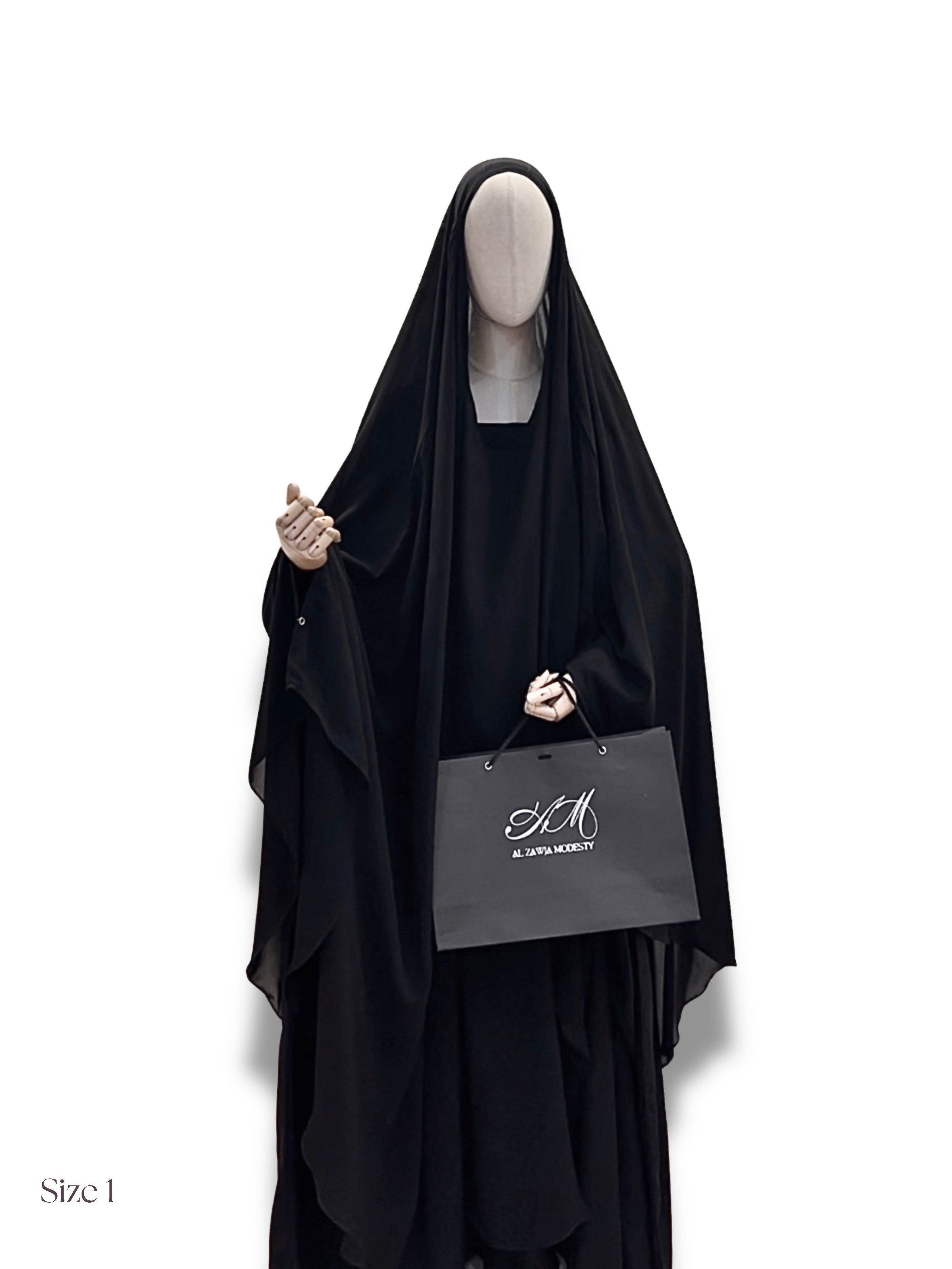 Cape Koweīt [inkl. Niqab mit Kappe & Pull-Down-Funktion]